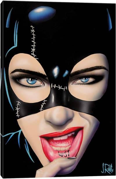 Art Prints by Scott Rohlfs | iCanvas Evvi Art, Catwoman Cosplay, Univers Dc, Batman And Catwoman, Art Pop, Batgirl, Catwoman, A Cat, Art Digital