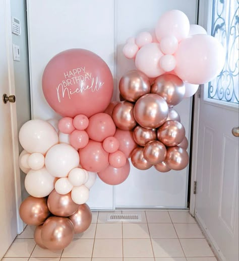 Pink Balloon Arrangements, Coral Balloon Garland, Pink And Tan Balloon Garland, Peach And Pink Balloon Garland, Small Balloon Garland, Shades Of Pink Balloon Garland, Coral Pink Balloon Garland, Light And Dark Pink Balloon Garland, Pink Birthday Decorations