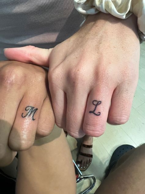 #tattoo #fingertattoo #initialtattoo #fingertattoo #lasvegas #lasvegastattoos Initial Ring Finger Tattoo, Finger Tattoo Initial, Initial Tattoo On Ring Finger, Finger Tattoos Initials, Ring Finger Initial Tattoo, L Tattoo, Ring Finger Tattoos, Initial Tattoo, Ring Tattoos