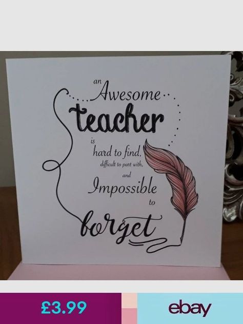 Teachers Day Cards, Teacher Birthday Card, Greeting Cards For Teachers, Happy Teachers Day Card, Teachers Day Greetings, Teachers Day Card, Penanda Buku, Teacher Appreciation Cards, Teacher Thank You Cards