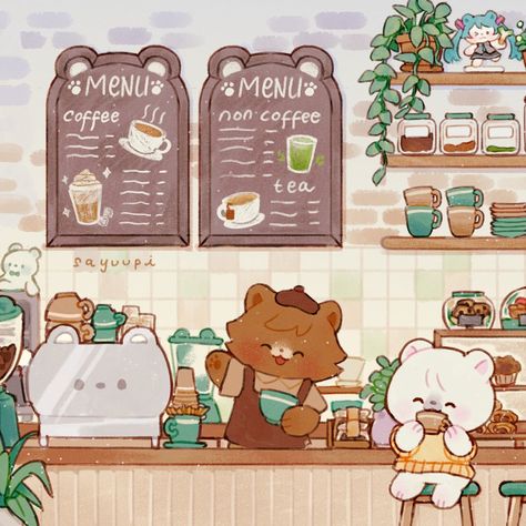 귀여운 음식 그림, Draw Cute, Cute Cafe, Cute Food Art, Cute Stuff, Cute Doodles Drawings, Cute Kawaii Drawings, Cute Easy Drawings, Cute Little Drawings