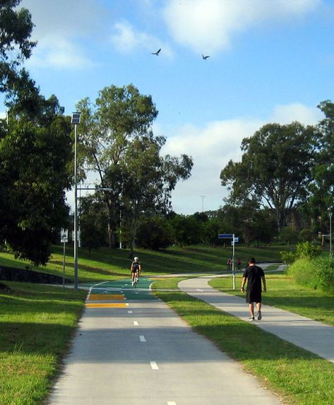 Kedron Brook Bikeway Running Path, Wetland Park, Linear Park, Go For A Walk, Bike Lane, Pedal Power, Apartment Architecture, Bike Rides, Ride Along