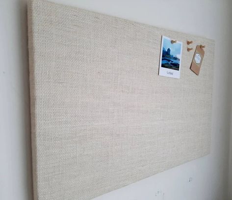 White Cork Board for Office, Fabric Pinboard for Kitchen, Family Noticeboard, Large Wedding Display Board, Vision Board, Bulletin Board - Etsy Pinboard Ideas Aesthetic, Cork Board Design, Fabric Covered Bulletin Board, Fabric Pinboard, Pinboard Ideas, White Cork Board, Board For Office, Fabric Bulletin Board, Hessian Fabric