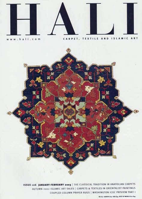 HALI: Carpet, Textile and Islamic Art Issue 126. Publication year 2003 and publisher Hali Publications. The post HALI: Carpet, Textile and Islamic Art Issue 126 appeared first on JOZAN. Iranian Carpet Pattern Drawing, Islamic Carpet, Persian Carpet Motifs, Persian Tattoo, Persian Carpet Flower, Afghan Style, Iranian Carpet, Tabriz Carpet, Instagram Music