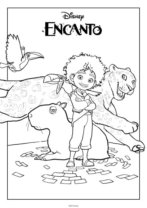 Free Printable Disney Encanto Coloring Pages - Lola Lambchops Encanto Coloring Pages, Encanto Coloring, New Animation Movies, New Disney Movies, Family Coloring Pages, Disney Encanto, Activity Sheets For Kids, Printables Free Kids, Family Coloring