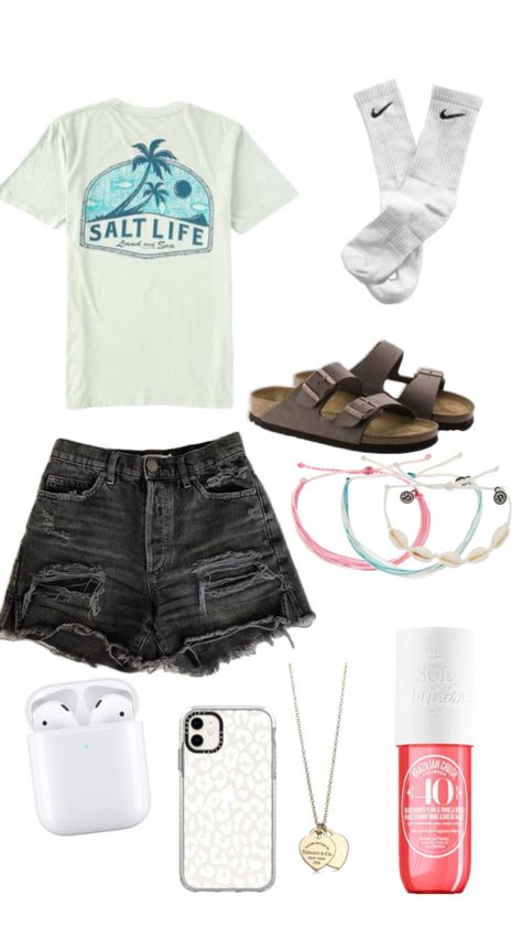 Preppy Summer Outfits, Summer Outfits For Teens, Outfit Inspo Summer, Casual Preppy Outfits, Trendy Outfits For Teens, Cute Lazy Day Outfits, Cute Preppy Outfits, Simple Trendy Outfits, Cute Everyday Outfits