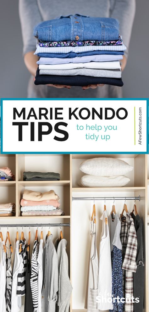 Even if you haven't seen the show or read the book these Marie Kondo Tips To Help You Tidy Up will have you feeling joy in no time! | @AFewShortcuts #mariekondo #organization #cleaning #konmarie #tidyup Homemade Toilet Cleaner, Hardwood Floor Cleaner, Cleaning Painted Walls, Glass Cooktop, Deep Cleaning Tips, Marie Kondo, Simple Life Hacks, Clean Dishwasher, Toilet Cleaning