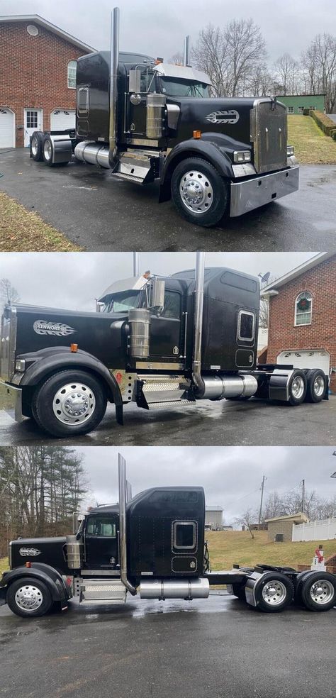 2000 Kenworth W900L Stuido Sleeper truck [new parts] Semi Trucks For Sale, Caterpillar Engines, Kenworth Trucks, Air Ride, New Tyres, New Trucks, Trucks For Sale, Light Bar, Semi Trucks