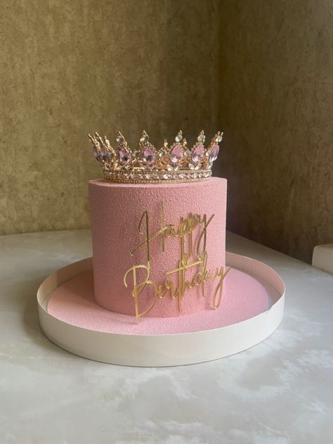 Glam Birthday Cake, Pink Glitter Cake, 30th Birthday Cake For Women, 30th Birthday Party Decorations, 17th Birthday Ideas, Buttercream Cake Decorating, 30 Birthday Cake, 1st Birthday Cakes, Happy Birthday Girls