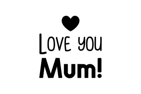 Love You Mum! #Sponsored , #ad, #Love, #Mum Love You Mum, Urban Threads, Ms Word, Pattern Drawing, Design Patterns, Preschool Crafts, Svg Cuts, Cricut Design, Preschool