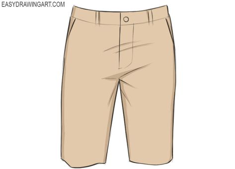 how to draw a shorts How To Draw Shorts, Shorts Drawing, Drawing Lesson, Drawing Process, Knee Length Shorts, Shades Of Beige, Drawing Clothes, Dark Shades, Drawing Lessons