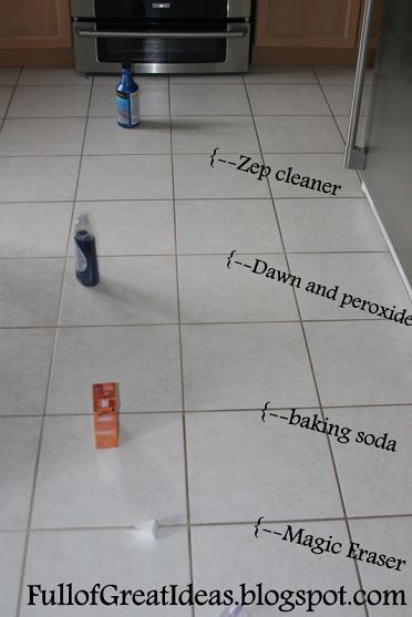 Grout Cleaner  Zep Cleaner  Dawn & Peroxide  Baking Soda  Magic Eraser  Zep degreaser and all purpose cleaner is wonerful to use. I have the orange and it works perfectly in the bathroom too How To Clean Grout On Tile Floors, Cleaning Grout On Tile Floors, Clean Grout On Tile Floors, Floor Grout Cleaner, Best Way To Clean Grout, Grout Cleaning Diy, Grout Cleaner Recipe, Cleaning Floor Grout, Cleaning Grout