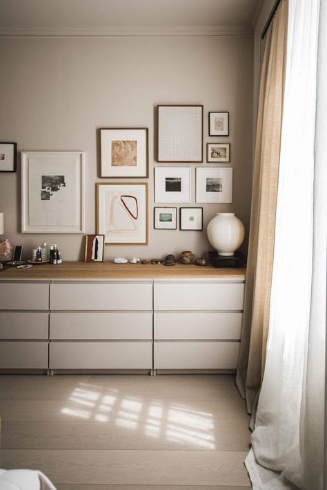 Ikea Deco, Dc House, Rosa Park, Dresser Diy, Ikea Malm Dresser, Cereal Magazine, Malm Dresser, Ikea Malm, Dekorasi Kamar Tidur