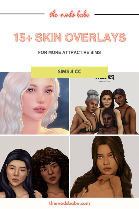 15+ SIMS 4 SKIN OVERLAYS AND CC SKINS FOR BETTER LOOKING SIMS Sims 4 Skin Overlays, Sims 4 Skin, Skin Overlay, Sims 4 Male Clothes, Sims 4 Cc Skin, Cc Finds, Sims 4 Cc, Sims Cc, The Sims