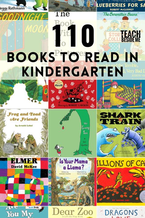 110 Best Picture Books to Read in Kindergarten Books For Kindergarteners To Read, Best Read Alouds For Kindergarten, Kindergarten Books To Read, Best Kindergarten Books, Kindergarten Read Alouds, Read Alouds Kindergarten, Best Books For Kindergarteners, Librarian Ideas, Tk Ideas