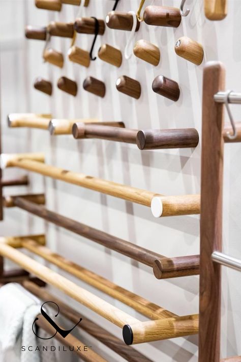 Pool Towel Hooks, Wooden Towel Rail, Wood Towel Bar, Towel Rail Ideas, Australian Decor, Hook Ideas, Wooden Hooks, Hamptons Style Home, Wood Hooks