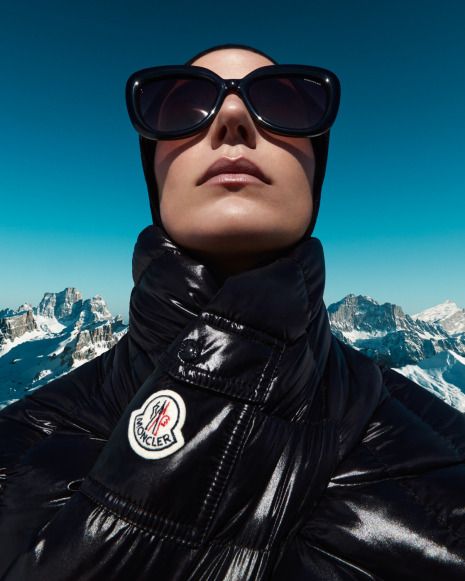 Sportswear Editorial, Moncler Ski, Winter Editorial, Skiing Aesthetic, Snow Photoshoot, Mode Editorials, Moncler Women, Campaign Fashion, Snow Fashion