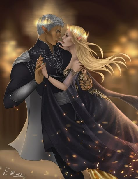 Rowan and Aelin Dancing Rowan And Aelin, Sarah Maas, Queen Of Shadows, Throne Of Glass Fanart, Aelin Ashryver Galathynius, Aelin Galathynius, Throne Of Glass Books, Crown Of Midnight, Glass Book