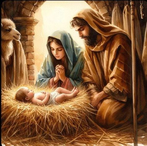 Jesus Born Christmas Wallpaper, Baby Jesus Pictures, Nativity Scene Pictures, Merry Christmas Jesus, Guardian Angel Pictures, The Nativity Scene, Christmas Christ, Image Moto, Jesus Christ Artwork