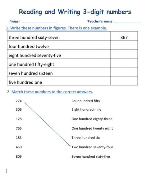 Number Names Worksheet For Grade 3, 4 Digit Numbers Worksheet, 3 Digit Numbers Worksheets, Writing Numbers Worksheet, Number Words Worksheets, Maths Worksheet, Numbers Worksheet, Worksheets For Grade 3, Numbers Worksheets