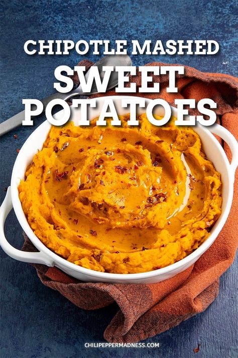 Mashed Sweet Potatoes Recipe, Sweet Potato Recipes Mashed, Chili Pepper Recipes, Sweet Potatoes Recipe, Homemade Hot Sauce, Spicy Chicken Recipes, Spicy Food, Veggie Side Dishes, Potatoes Recipe