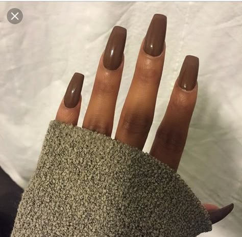 Ballerina/coffin nails on a darker skin tone Darker Nails, Ballerina Coffin, Brown Acrylic Nails, Fun Nail Colors, Colors For Dark Skin, Her Nails, Dark Nails, Brown Nails, Acrylic Nails Coffin