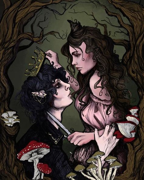 Jude Duarte And Cardan Greenbriar, Folk Of The Air Series, Cardan Greenbriar, Jude Duarte, Folk Of The Air, Holly Black Books, Dan Green, Dramione Fan Art, The Cruel Prince