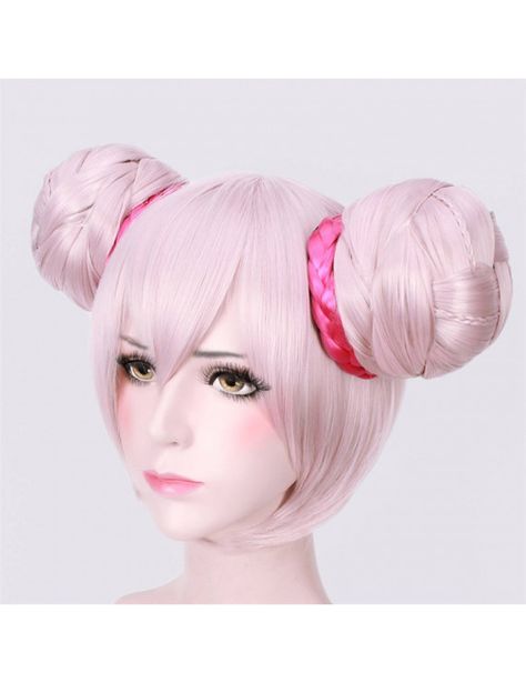 Characters Cosplay, Epic Hero, Cosplay Cosplay, Second Hand Shop, Synthetic Lace Wigs, Wigs Online, Light Pink Color, Pink Colour, Long Curly