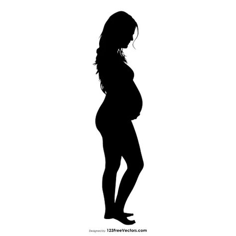 Free Pregnant Woman Silhouette Clip Art Pregnant Silhouette, Pregnant Woman Silhouette, Silhouette Family, Body Silhouette, Christmas Tree Images, Silhouette Clip Art, Pregnant Wife, Tree Images, Sketch Ideas