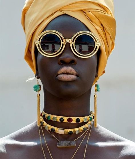 Mariama Faye 🇬🇲 🇸🇳 on Instagram: “As an illustration of relative and absolute truth, consider the sunrise and sunset. When we say the sun rises in the morning and sets in…” Daily Queen, Queen Albums, Portrait Female, Tie For Women, Photographie Portrait Inspiration, How To Wear A Scarf, Powerful Images, How To Wear Scarves, Mellow Yellow