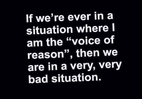 If we're ever in a situation where I am the "voice of reason", then we are in a very, very bad situation. Rebecca Bunch Aesthetic, Paul Donnelly, Biker Lifestyle, Chaotic Neutral, Vampire Academy, Valerian, Very Bad, The Twilight Saga, Intp