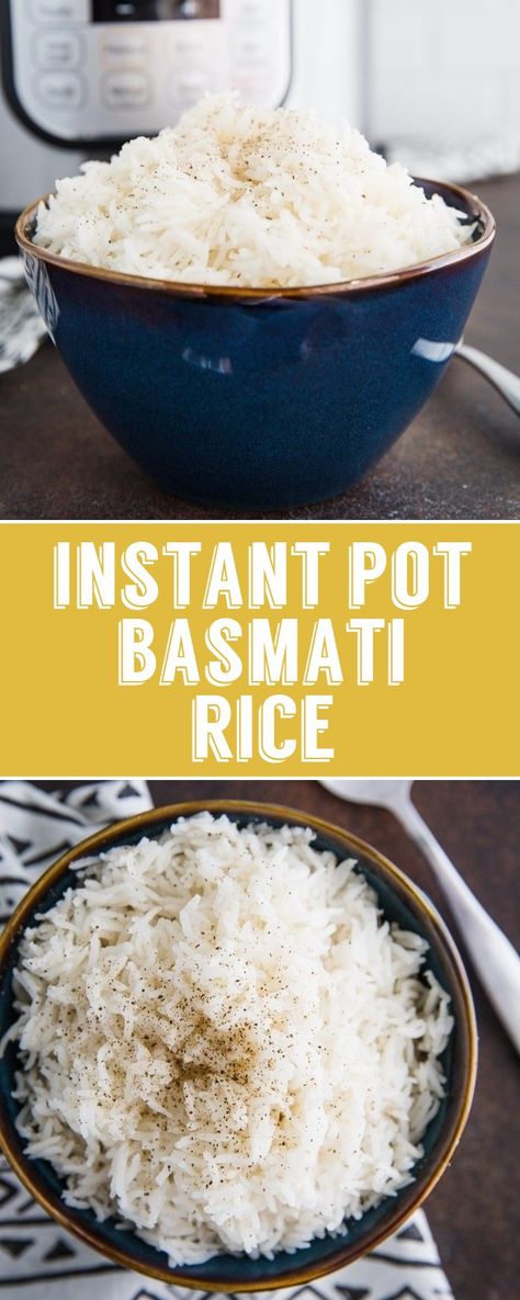 Instant Pot Basmati Rice, Basmati Rice Recipes, Cooking Basmati Rice, Glutenfree Dairyfree, Easy Instant Pot Recipes, How To Cook Rice, Instant Pot Dinner Recipes, Instapot Recipes, Instant Pot Pressure Cooker