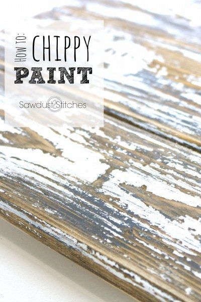 How to: Layered Chippy Paint - Sawdust 2 Stitches Chippy Paint Technique, Furniture Painting Techniques, Chippy Paint, Diy Holz, Distressed Furniture, Paint Techniques, Paint Effects, Distressed Painting, Furniture Redo