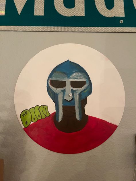 mf doom acrylic painting #mfdoom #painting #acrylic #records Mf Doom Painting, Mf Doom, Painting Acrylic, Painting Ideas, Acrylic Painting, Quick Saves, Art