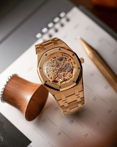 Audemars Piguet Club 🇨🇭 on Instagram: “We are back, here with the insanely rare Audemars Piguet Royal Oak ”Jumbo” Openworked 39mm in rose gold, featuring an engraved and…” We Are Back, For Your Love, Audemars Piguet Royal Oak, Love And Support, Royal Oak, Audemars Piguet, Wood Watch, Michael Kors Watch, Rose Gold