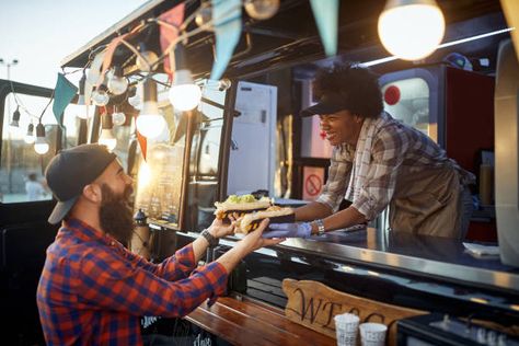 Food Truck Window Stock Photos, Pictures & Royalty-Free Images - iStock Starting A Food Truck, Advertising Methods, Food Truck Business, Traditional Advertising, Writing A Business Plan, Business Grants, Energy System, Food Trucks, Alternative Energy