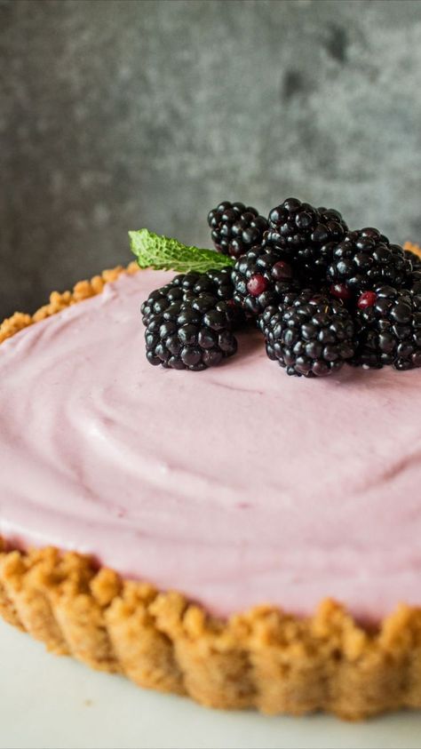 Blackberry Puree, Unique Pie Recipes, Cool Whip Pies, Easy Cream Pie, Summer Pie Recipes, Fruit Pie Recipe, Lush Dessert, Homemade Pie Recipes, Cream Pie Filling