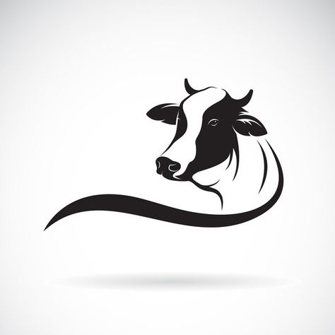 Vector of a cow head design on white bac... | Premium Vector #Freepik #vector #cow-head #cow-face #cow-logo #cow-drawing Purple Colour Wallpaper, Cow Icon, Cow Sketch, Beast Logo, Breeds Of Cows, Cow Logo, Cow Vector, Cow Illustration, Earth Drawings