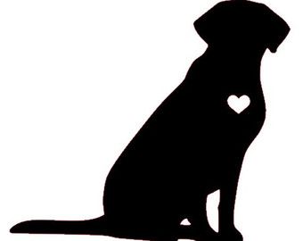 Labrador Silhouette Tattoo, Black Lab Tattoos, Labrador Nero, Labrador Silhouette, Animal Line Drawings, Dog Line Art, Lab Dog, Black Puppy, Silhouette Tattoos