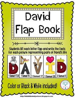 David Flap Book and more free printables #Biblefun #OTBiblelesson David And Goliath Craft, David Bible, Children's Church Crafts, Bible Story Crafts, Preschool Bible, David And Goliath, Bible Characters, Childrens Bible, King David