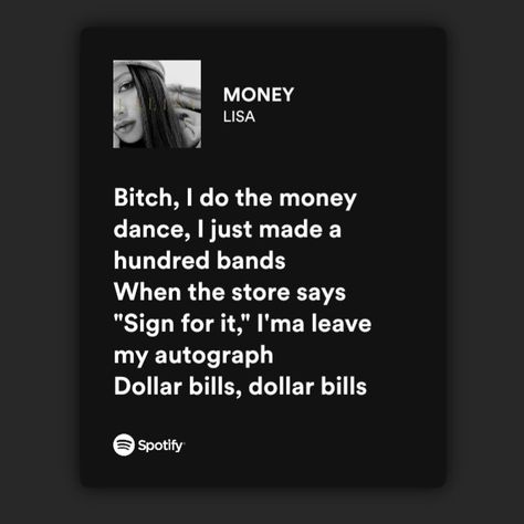 Blackpink Song Quotes, Vibes Songs, Blackpink Lyrics, Skz Quotes, Blackpink Chibi, Money Lyrics, Money Songs, Pink Lyrics, Homie Quotes