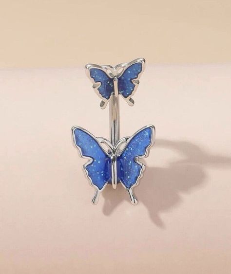 Butterfly Belly Bar / Belly Ring - Body Piercing Jewellery  | eBay Bellybutton Piercings, Belly Button Piercing Jewelry, Belly Piercing Jewelry, Embellished Fashion, Belly Button Jewelry, Cool Piercings, Pretty Jewelry Necklaces, Butterfly Decor, Bar Jewelry