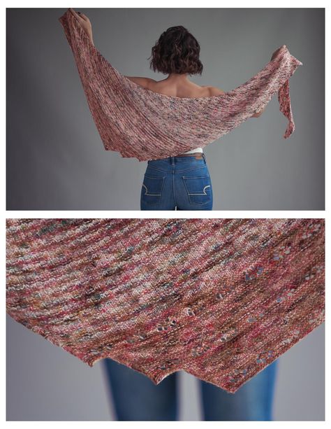 How to Knit a Gradient Fade Shawl Using Sock Yarn - Leander - Expression Fiber Arts | A Positive Twist on Yarn Sock Yarn Shawls, Knit Shawl Pattern, Yarn Shawl, Expression Fiber Arts, Knit Shawl, Shawl Knitting Patterns, Shawl Pattern, Knitted Shawls, Sock Yarn