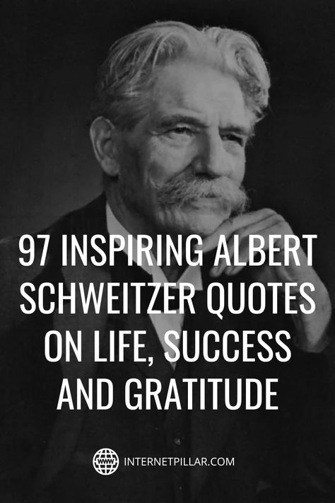 Albert Schweitzer Quotes, Albert Schweitzer, Quotes On Life, Life Success, Best Motivational Quotes, Gratitude Quotes, Secret To Success, Great Words, Powerful Quotes