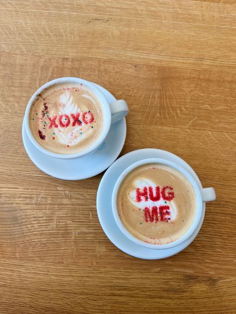 Valentines Day latte art #latteart #valentinesday #coffee #latte #aesthetic Valentines Drink Aesthetic, Valentines Coffee Shop Ideas, Coffee Shop Valentines Decor, Valentines Coffee Shop, Valentines Coffee Drinks, Valentines Latte, Coffee Latte Aesthetic, Latte Art Aesthetic, Cafe Van