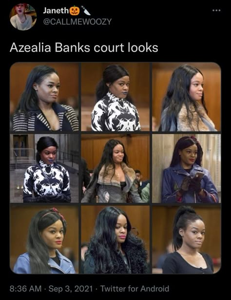 Azealia Banks Funny, Azealia Banks Tweets, Azealia Banks Aesthetic, Azealia Banks, Female Hysteria, Evil Person, Red Scare, Curly Clip Ins, Outfits Dresses