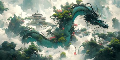 Dragon Landscape, Dragon Banner, Anime Widget, Creature Ideas, Dragon Blood, Pp Anime, Dragons Blood, Fantasy Art Landscapes, Art Landscapes