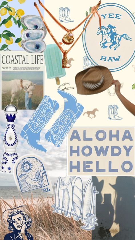 #coastal #coastalcowgirl #sun #summer #ocean #collage #aesthetic #cowboyboots #cowgirl Ocean Collage, Coastal Cowgirl Aesthetic, Phone Case Aesthetic, Summer Ocean, Cowgirl Aesthetic, Coastal Life, Case Aesthetic, Coastal Cowgirl, Aesthetic Pics