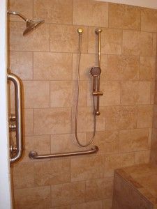 Handicap Bathroom Remodel - Halo Construction Services LLC Vintage Bathroom Remodel, Inexpensive Bathroom Remodel, Tuscan Furniture, Tuscan Bathroom, Half Bathroom Remodel, Basement Bathroom Remodeling, Guest Bathroom Remodel, Full Bathroom Remodel, Bathtub Remodel