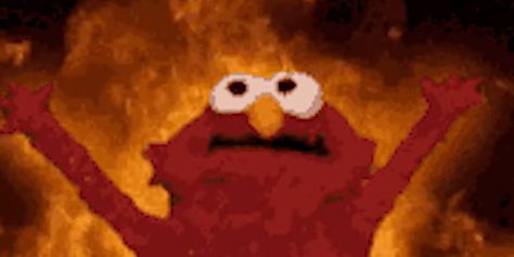 Elmo on Fire Meme: History, Popularity, and More Elmo On Fire, Elmo Fire, Elmo Meme, On Fire, I Hope